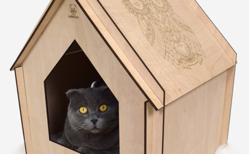 Căsuțe pentru pisicuțe proiectate de designeri