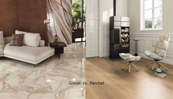 Încălzirea în pardoseală. Gresie vs parchet_Sursa Gada Ceramic