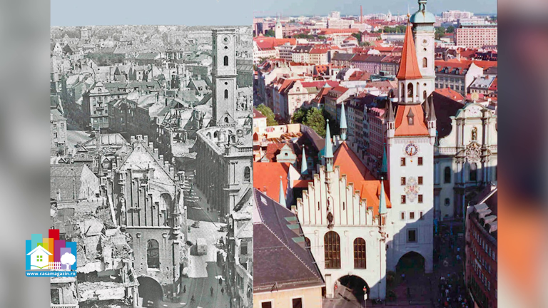 Reconstrucția arhitecturală a orașului München. Renașterea
