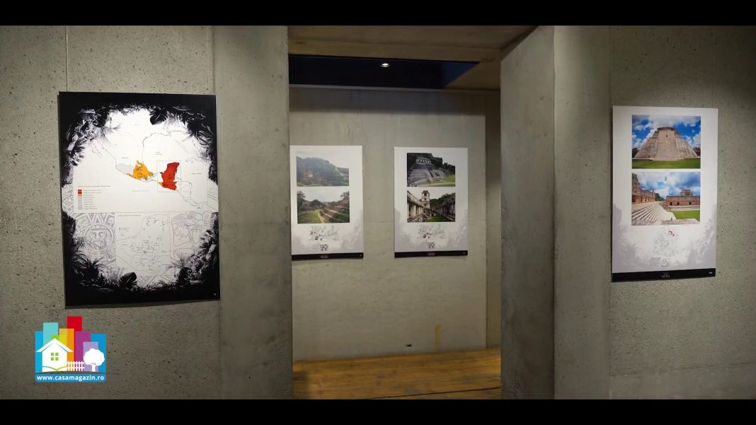 Maya - arhitectura civilizațiilor pierdute. Expoziția a prezintat opt situri arheologice, explorate pe parcursul a aproape zece ani