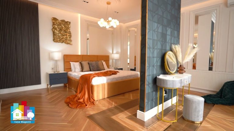 Penthouse modern cu influențe neoclasice în București/VIDEO