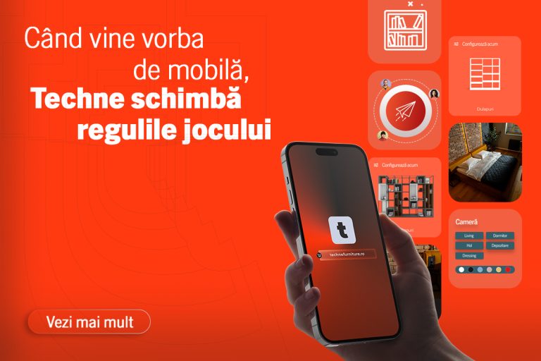 Mobilier personalizat: flexibilitate prin configuratorul Téchne Furniture