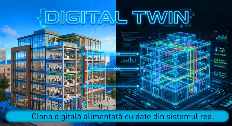 Digital Twin intră în România: tehnologia care „citește” viitorul instalațiilor unei clădiri