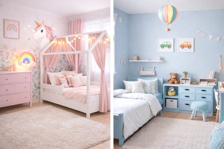 Povestea culorilor din camera copilului: Roz pentru fete, albastru pentru băieți?