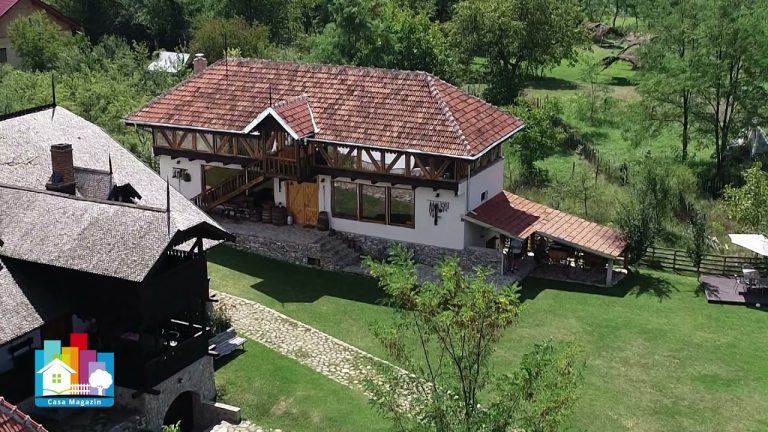 Arhitectura vernaculară, valorificată cu succes într-un sat muntenesc/VIDEO