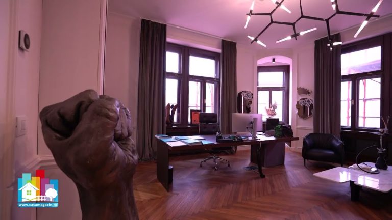 Amenajarea spectaculoasă a unui birou de avocatură. Povestea din spatele designului și provocarea unei galerii de artă/VIDEO