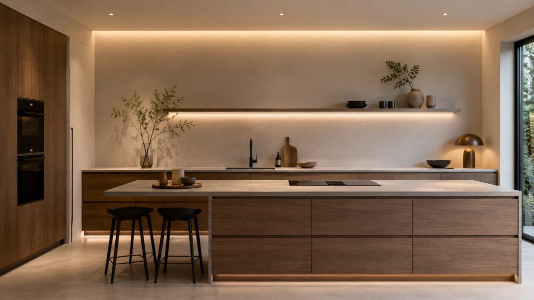 Bucătării fără corpuri suspendate, noua tendință în design interior