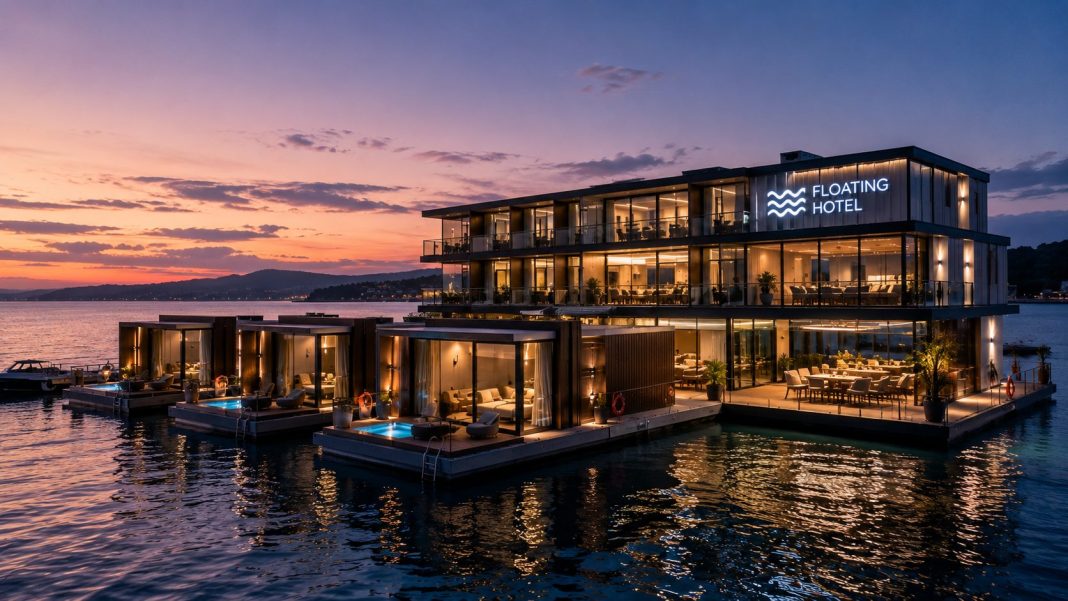 Cum sunt construite hotelurile plutitoare
