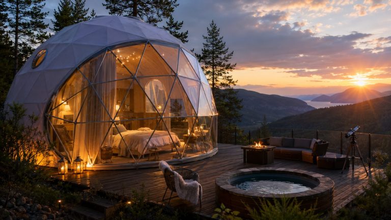 Glamping-ul de lux. Tehnologiile avansate care îl transformă într-o experiență de neuitat