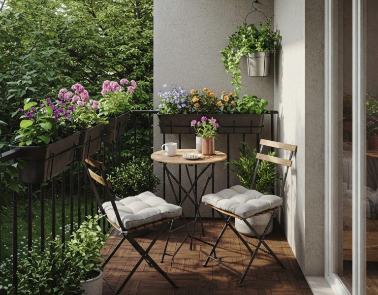 Balconul ca spațiu exterior; cum poate fi amenajat fără supraîncărcare