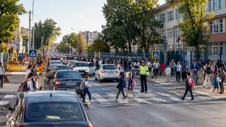 Bucureștiul – între șantiere și trafic infernal. Cum a arătat debutul de an școlar din perspectiva celor 63 de șantiere existente în Capitală