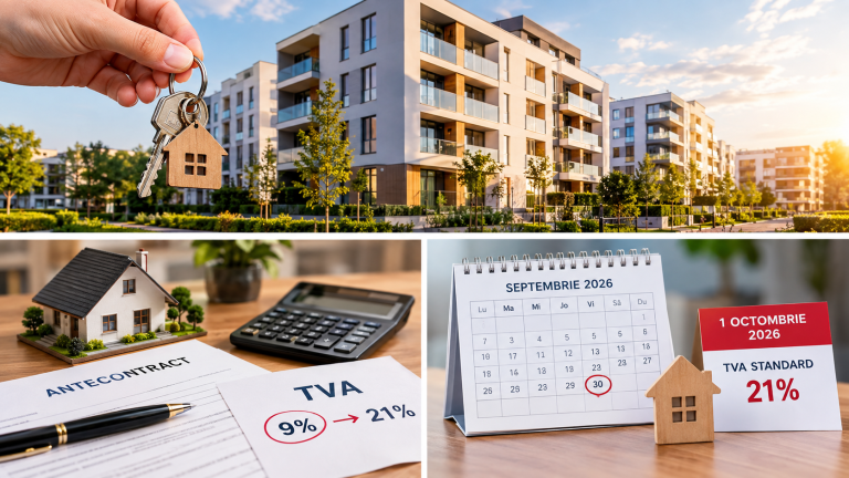 A expirat cota TVA de 9% pentru achiziția de locuințe. Cât vor plăti românii în plus pentru a-și cumpăra o casă