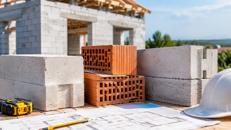Cărămidă ceramică vs beton celular; ce influențează alegerea zidăriei și când se folosește BCA