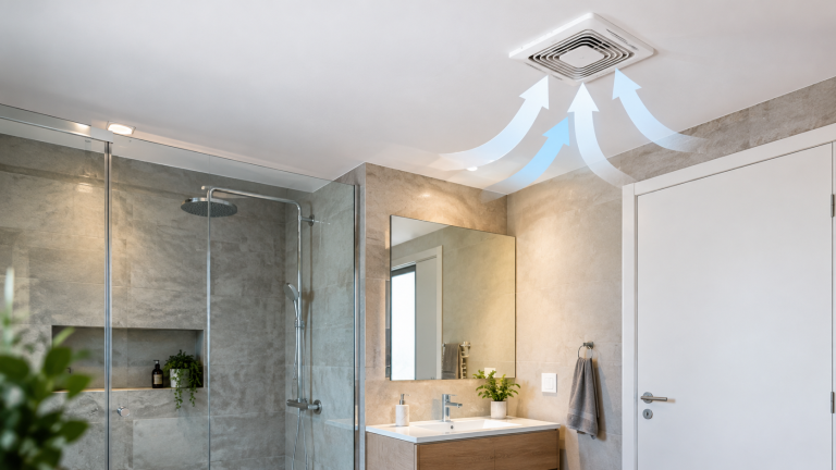 Ventilația băii fără fereastră; ce soluții există
