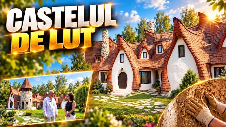 Castelul de Lut Valea Zânelor; în ce constă tehnica de cob folosită la ridicarea pensiunii/VIDEO