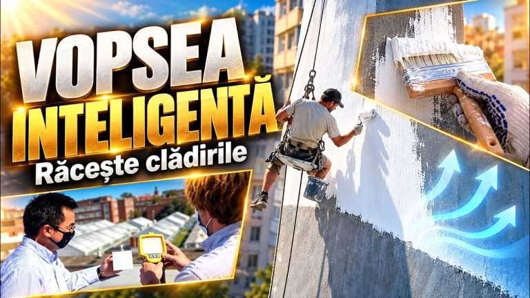Vopseaua viitorului; răcește clădiri, stochează căldură și poate produce hidrogen/VIDEO