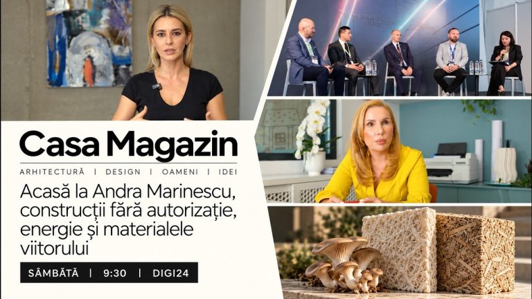 Casa Magazin – Ediția din 10.10.2026. Cum își amenajează un arhitect propria locuință, case fără autorizație și energia conectată/VIDEO 